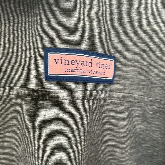 Vineyard Vines Edgartown Shep shirt pullover size medium Gray Quarter-Zip - Picture 3 of 6